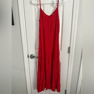 Elan Vibrant Red Maxi Dress NWT Size XS